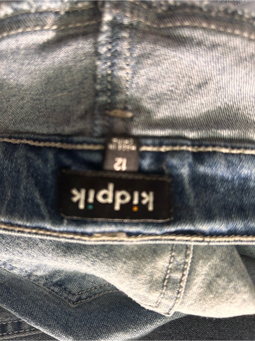 kidpik Light Blue Rhinestone Skinny Jeans - Picture 2 of 4